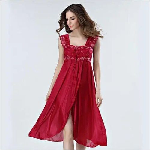 Injnight-Robe De Nuit En Dentelle Pour Femmes,Lingerie Sexy,En Satin,Rouge/Noir Rose,Q134,Été 2024