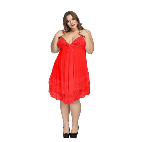 Robe De Nuit En Dentelle,Sexy,Bretelles Spaghetti,Vêtements Érotiques,Lingerie Pour Femmes,M   6xl