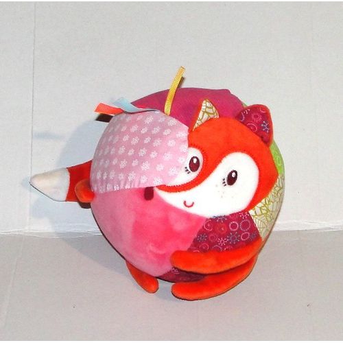 Doudou Renard Lilliputiens Peluche Balle La Renarde Alice