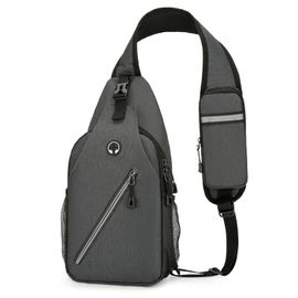 Sac à bandoulière polyvalent pour hommes Gris foncé