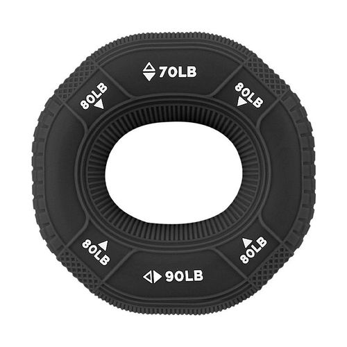 Anneau De Force De Préhension En Silicone Pour Renforcer La Poignée Le Noir