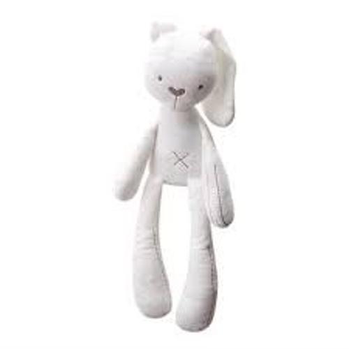 Doudou Lapin Blanc Bbsky Jouet Bebe Naissance Peluche Couture Comforter Toy Doll Bunny Rabbit Plush