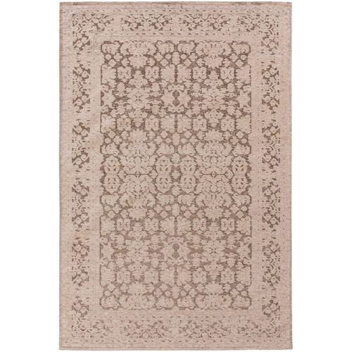 Tapis Vintage Tissé À Plat Tosca Gris 195x285 Cm - Tapis Poil Ras / Effet Usé