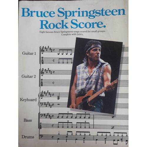 Bruce Springsteen Rock Score - 8 Partitions - Eight Famous Songs Scored For Small Group