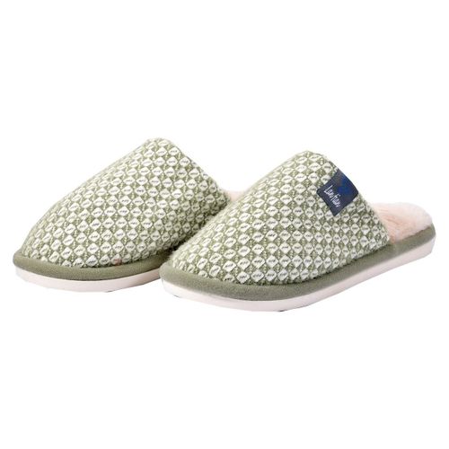 Pantoufles Cocooning Pour Femme Confort Premium 2087 Vert