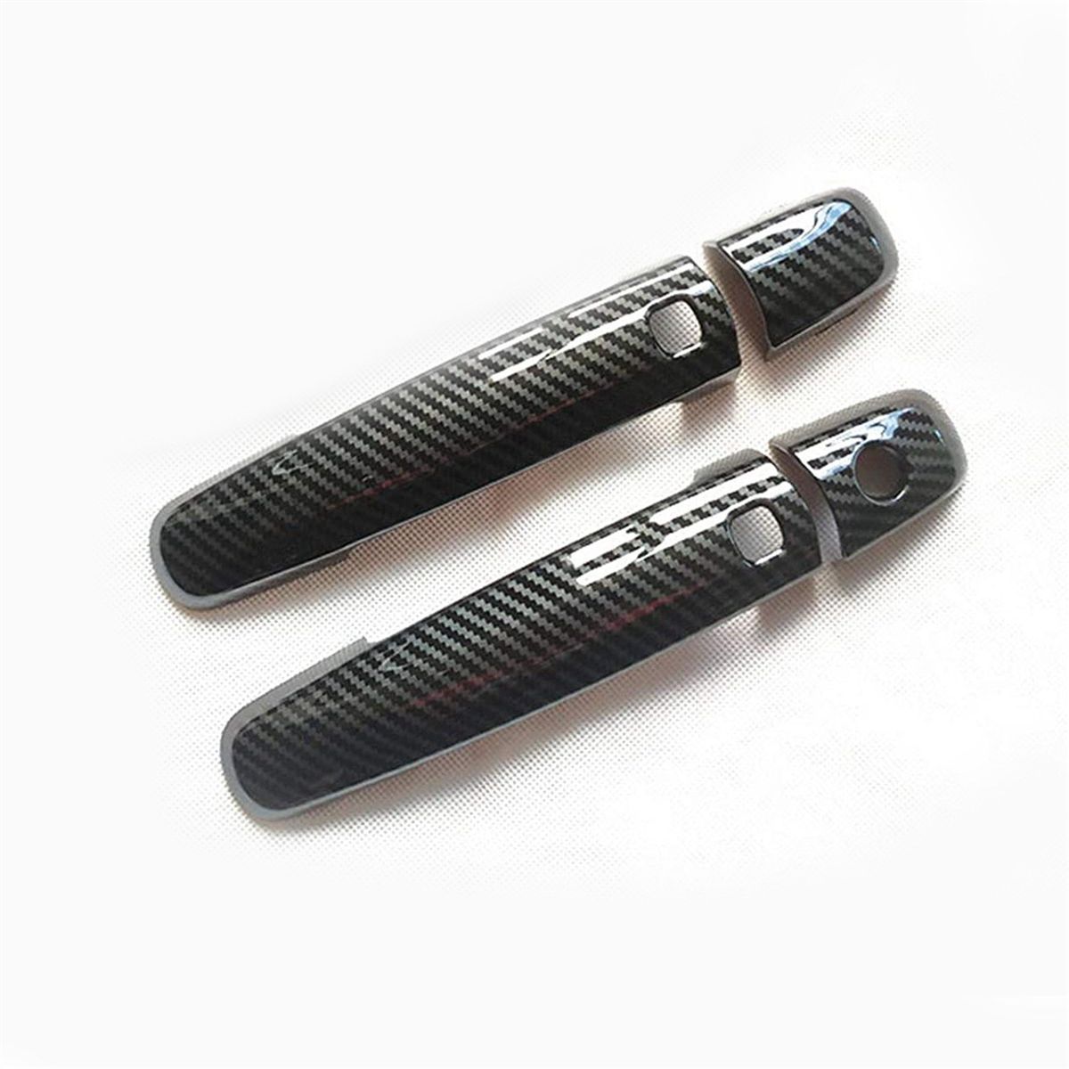 2x Garniture Chrome Pour Poigne De Porte En Fibre Abs Voit... - 6