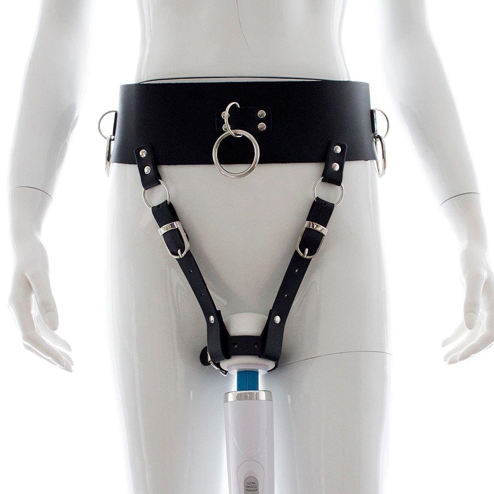 Culotte de bondage en cuir pour sangle sur gode vibrant, pénis féminin,  ceinture de chasteté SM, jouet sexuel pour adultes, lesbiennes, femmes et  hommes | Rakuten