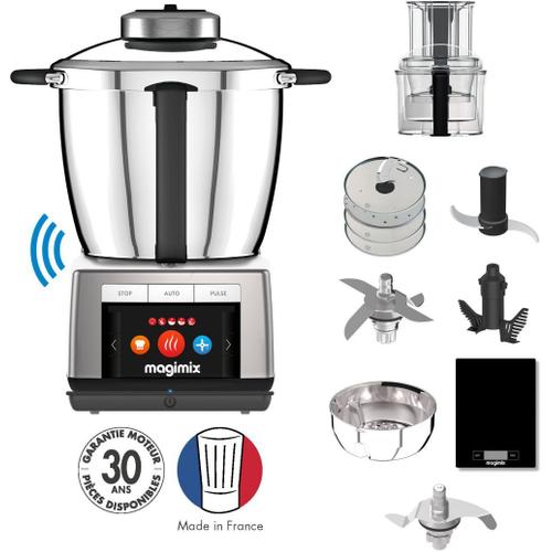 Magimix Cook Expert XL Connect - Robot cuiseur - 4.8 litres - 1800 Watt - platine - avec balance de cuisine
