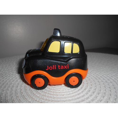 Tut Tut Bolide Joli Taxi Charlie Vtech Noir Et Orange