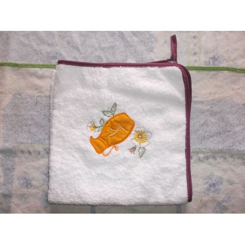 *** Essuie-Mains Blanc *** - 100 % Coton - 51 X 51 Cm