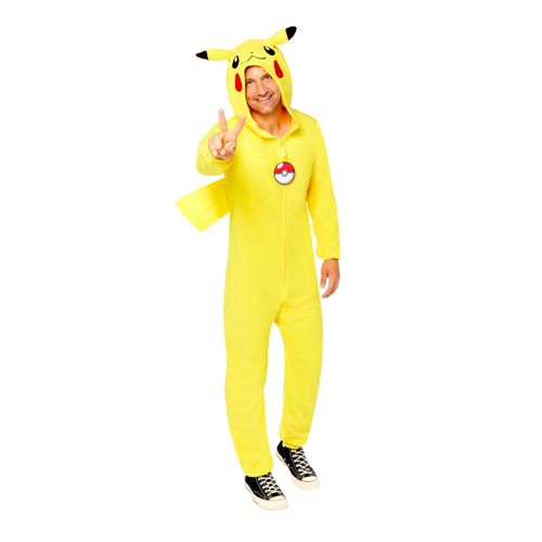 Déguisement Combinaison Pikachu Pokémon Adulte