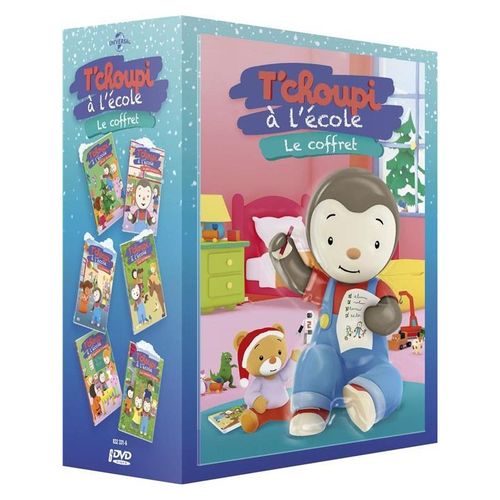 T'choupi À L'école - Coffret 6 Dvd - Pack