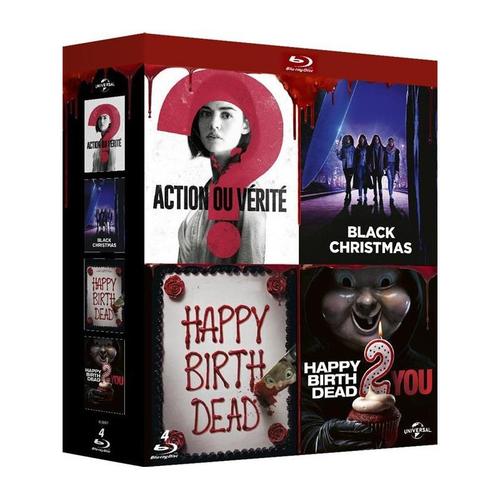 Coffret Horreur : Happy Birthdead + Happy Birthdead 2 You + Action Ou Vérité + Black Christmas - Pack - Blu-Ray