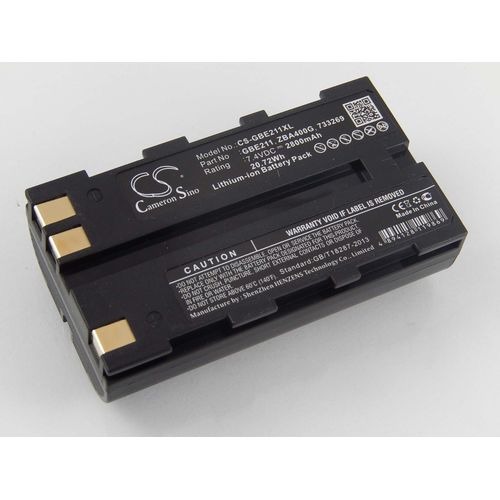 vhbw Batterie compatible avec Leica TCR402, TCR405, TCR406 dispositif de mesure laser, outil de mesure (2800mAh, 7,4V, Li-ion)