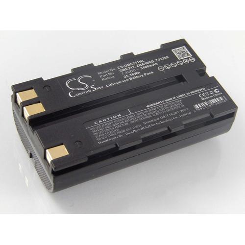 vhbw Batterie remplacement pour Leica 772806, GBE211, GEB211 pour dispositif de mesure laser, outil de mesure (3400mAh, 7,4V, Li-ion)