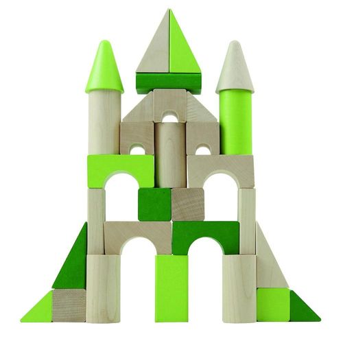 Jeu De Construction Château De 45 Pièces En Bois