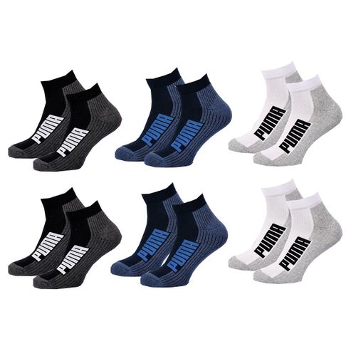 Chaussettes Puma Quarter Pack De 6 Paires Cushioned Quarter Man