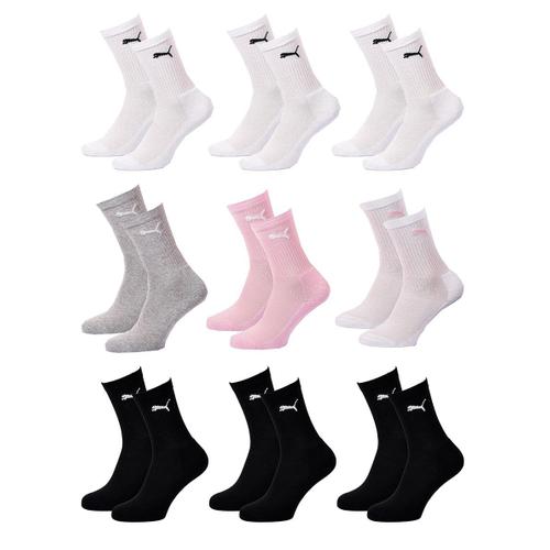 Chaussettes Sport Puma Tennis Crew Junior Pack De 9 Paires Crew Junior Girl