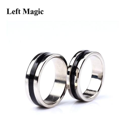 Leiouser Anneau magnétique pour tours de magie 18/19/20 mm Noir Cercle Décoration Accessoire 