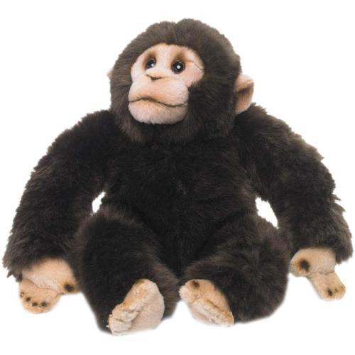 Peluche Singe De 23 Cm Marron