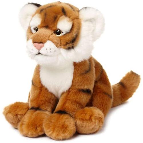 Peluche Tigre De 23 Cm Marron Blanc