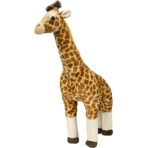 Peluche Girafe Debout De 64 Cm Jaune Marron