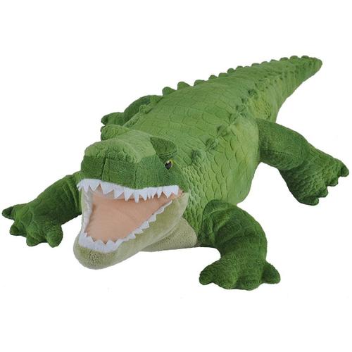 Peluche Crocodile De 38 Cm Vert