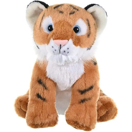 Peluche Tigre De 30 Cm Marron Blanc