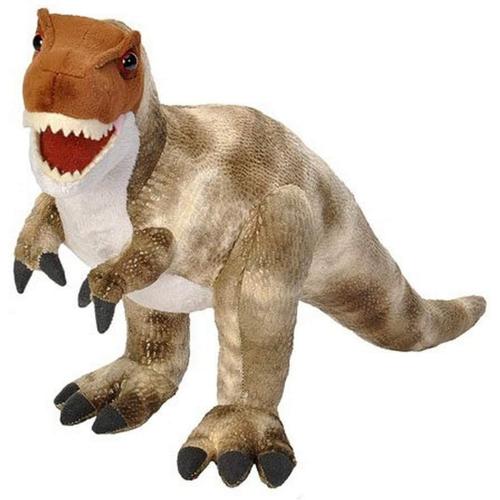 Peluche T-Rex Dinosaure De 43 Cm Marron