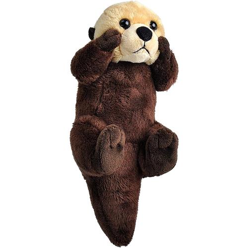 Peluche Loutre De Rivière De 20 Cm Marron