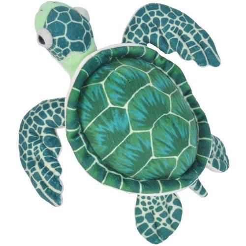 Peluche Tortue De Mer Cuddlekins De 20 Cm Vert