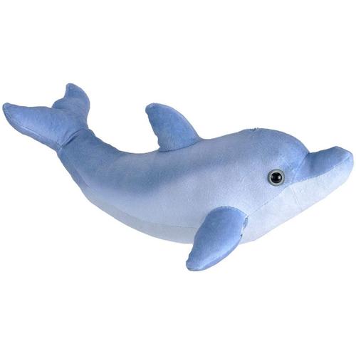 Peluche Living Ocean Dauphin De 40 Cm Bleu