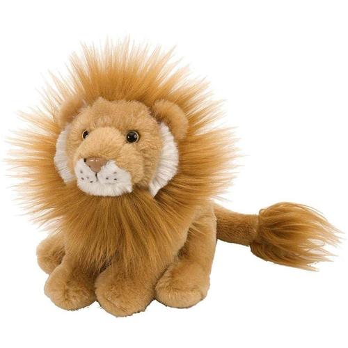 Peluche Lion De 20 Cm Brun