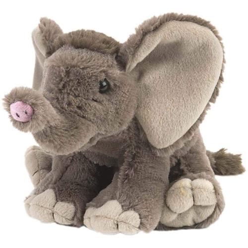 Peluche Éléphant D'afrique De 20 Cm Gris