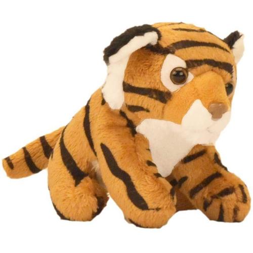 Peluche Tigre De 15 Cm Jaune Noir