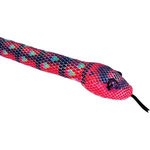 Peluche Serpent De 137 Cm Rouge Vert