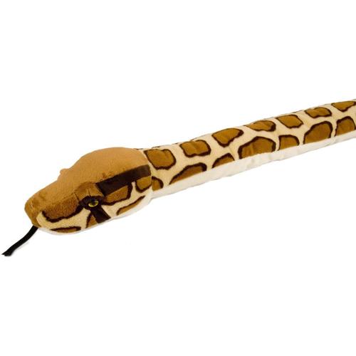 Peluche Serpent Burmese Python De 137 Cm Marron