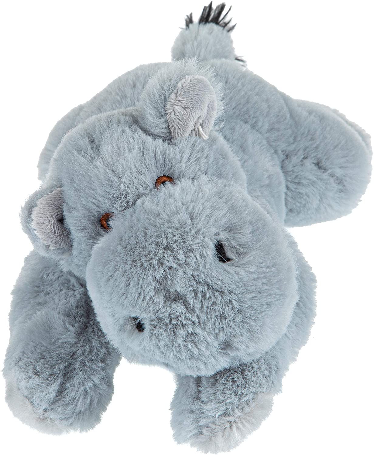 Peluche Hippopotame De 20 Cm Gris