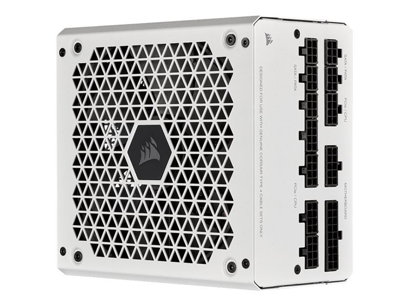 CORSAIR RM White Series RM850 - Alimentation électrique (interne) - ATX12V  2.4/ EPS12V - 80 PLUS Gold - CA 100-240 V - 850 Watt - Europe - blanc