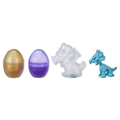 Play Doh Oeufs De Dinosaure Slime Et Os De Dinosaure - Triceratops