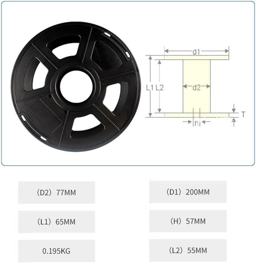 Noir Enrouleur de rangement pour cordon de roulettes, bobine... - 2