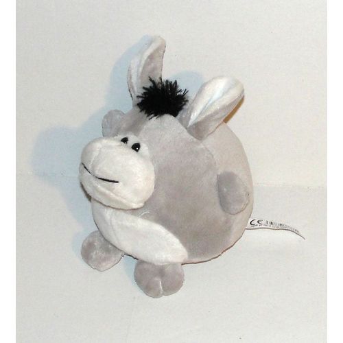 Doudou Ane Boule Sonore Cmp Peluche Ane 15 Cm