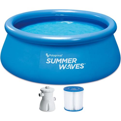 Ensemble de piscine Quick Up 244 x 76 cm avec pompe de filtration