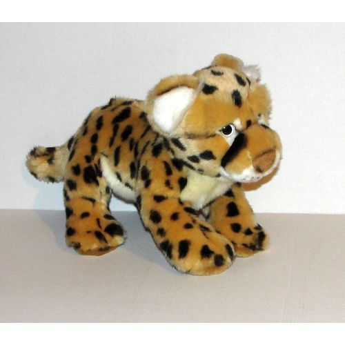 Peluche Leopard Panthere Bauer Doudou Animal Leopard 25 Cm