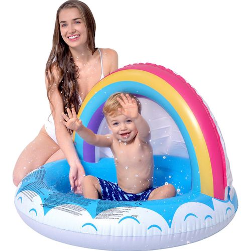 Piscine gonflable en PVC pour enfants, sécurité, baignoire ronde, jouet de fête d'eau