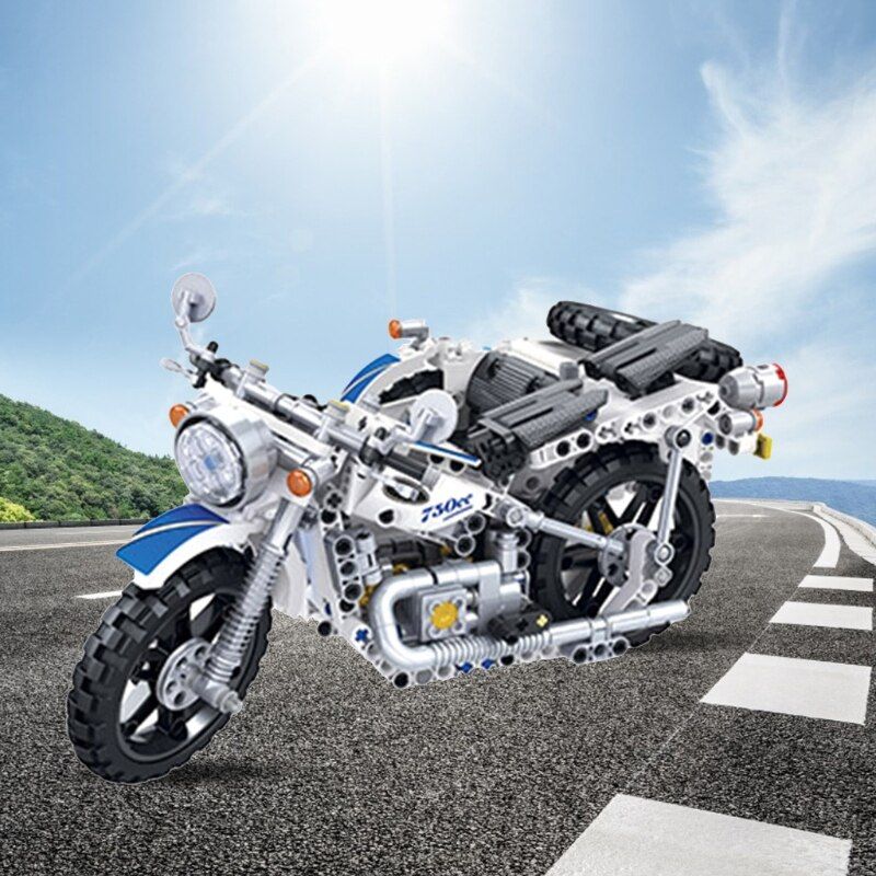 Assemblage Cratif De Particules De Moto, Jouet De Construct...