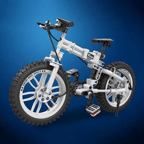 Blocs D'assemblage De Vélo Pliant De Haute Technologie, Kit De Construction De Vélo Pliant, Jouet D'éducation Précoce Pour Enfants De 7 Ans Et Plus 69he