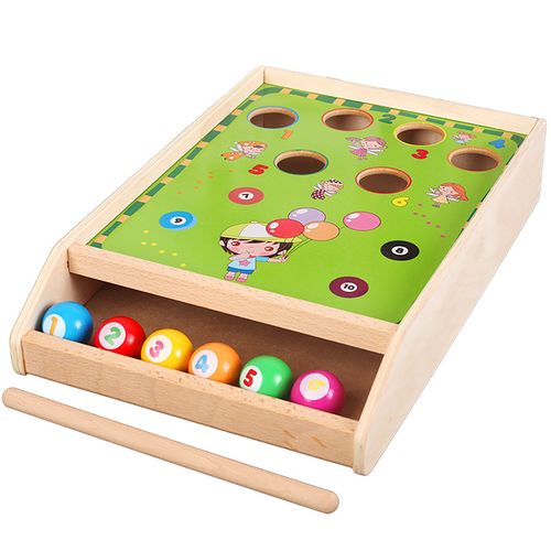 Jeu De Billard En Bois Pour Enfant, Couleur Assortie, Jeu Cognitif Parent Enfant, Jeu Éducatif, Interactif, Nouveauté