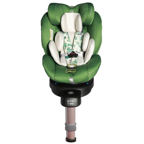 Izza Siège-Auto Pivotant 360° 0-22 Kg Jambe De Force Isofix I-Size 40-105 Cm Vert Sans Canopy