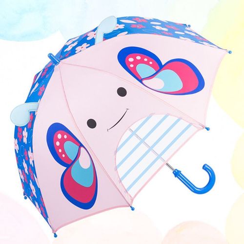Parapluie De Dessin Animé Pour Enfants Garçons Et Filles, En Forme D'abeille Et De Papillon, Princesse, À Longue Poignée, Cadeau Pour Enfants